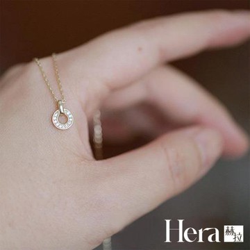 【HERA赫拉】滿鑽迷你小圓圈項鍊 H114100209