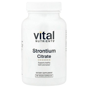 Vital Nutrients, 檸檬酸鍶，227 毫克，90 粒全素膠囊
