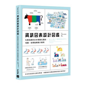 資訊圖表設計圖鑑：化繁為簡的日本視覺化圖表.地圖.各類指南簡介案例