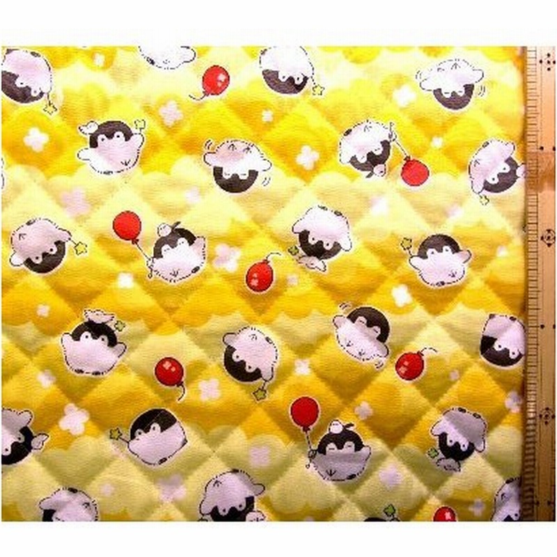 ｑ キャラクター キルティング 生地 コウペンちゃん イエロー 21 キルト 生地幅 約106cm 表地 オックス 通販 Lineポイント最大get Lineショッピング