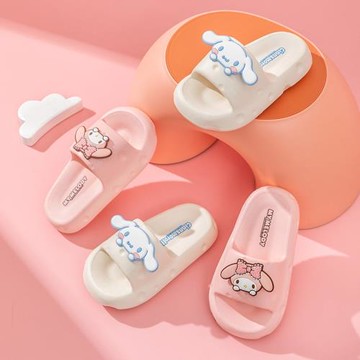 正品hellokitty三麗鷗女童可愛卡通輕便防滑軟底室內小女孩涼拖鞋