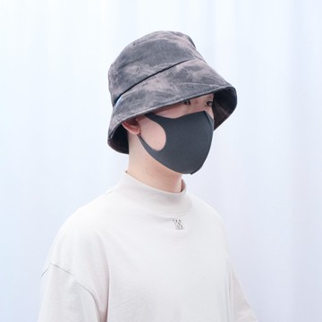 KAIKAI - Fearless - 紮染牛仔漁夫帽 - 黑