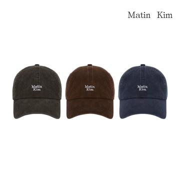 【MATIN KIM】官方直營 迷你LOGO刺繡棒球帽 三色