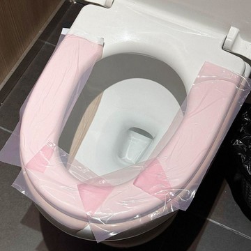 🌟馬桶墊🌟一次性隔離膜隔污膜外出旅行酒店馬桶桌面不留膠斷點式藍膜馬桶套馬桶墊 防水坐便墊 馬桶坐墊 坐便套