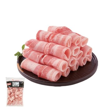 冷凍豬五花火鍋肉片1000g