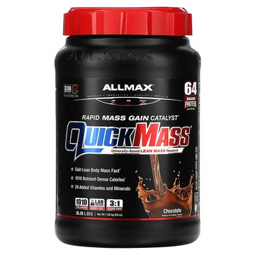 ALLMAX, QuickMass，快速增肌催化劑，巧克力，3.5 磅（1.59 千克）