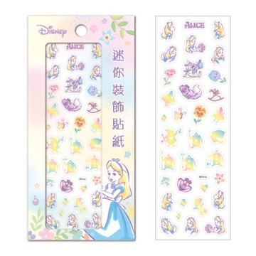 迪士尼Disney 迷你裝飾指甲貼-愛麗絲