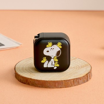 SNOOPY史努比胡士托圍繞GaN 45W Type-C雙孔充電頭