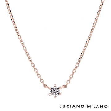 LUCIANO MILANO 生日純銀項鍊(四月)