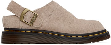 Dr. Martens 灰褐色 Isham 穆勒鞋