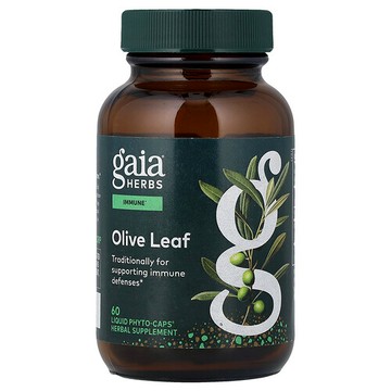 Gaia Herbs, 橄欖葉，60 粒液體 Phyto-Caps® 膠囊（每粒膠囊 680 毫克）