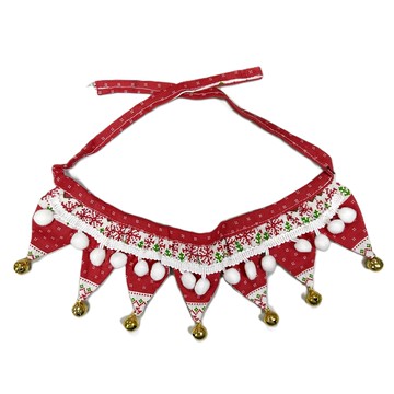 寵物聖誕套裝 頸圈  1個  紅色  XS(脖圍22~30cm)