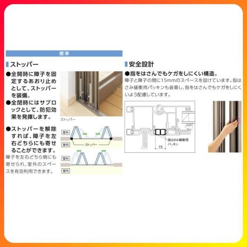 スノーブルー サーモスL オープンウィン フォールディング 4枚建 25618-4 W2600×H1830mm サーモスL リクシル LIXIL 折戸  折れ戸 アルミサッシ 樹脂サッシ 複合窓 大開口サッシ テラス窓 通販