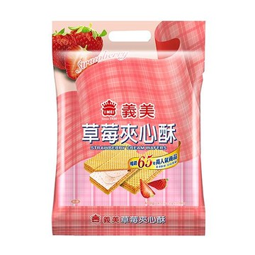 義美草莓夾心酥400g【愛買】