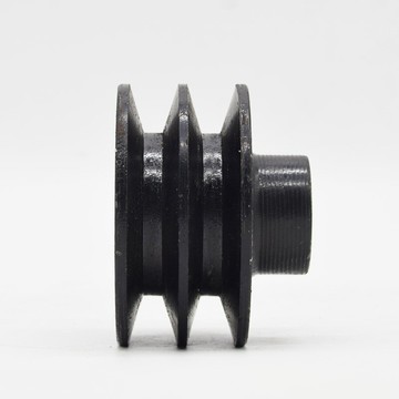 170F汽油機A型雙槽皮帶輪發動機B型三角帶盤微耕機皮帶盤B槽鑄鐵