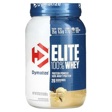 Dymatize, Elite 全乳清蛋白質粉，美味香草味，2 磅（907 克）