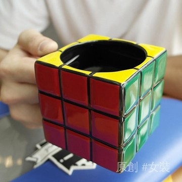 搞怪馬克杯 創意馬克杯 互換禮物 馬克杯 水杯 搞怪杯子魔方造型馬剋杯個性男女潮流陶瓷杯咖啡水杯ins風創意