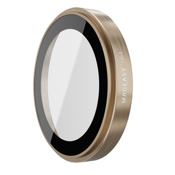 MAGEASY Lenz 藍寶石鏡頭膜 沙漠鈦  iPhone 16 Pro/iPhone 16 Pro Max  1個