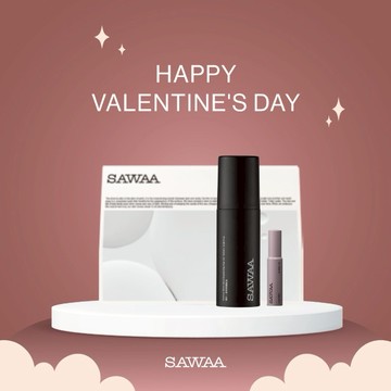 [快速出貨]【SAWAA】情人節快樂❤️靜謐之美禮盒 (髮油+月相護唇膏)