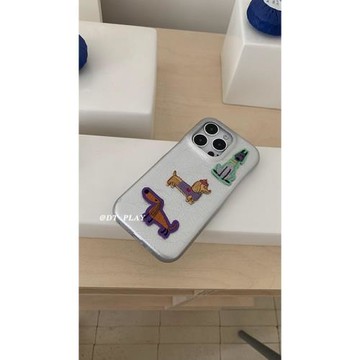 DT play 這個世界不能沒有可愛小狗韓國ins小眾系適用于iphone17/16/15promax蘋果11/12/13/14手機殼保護套