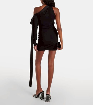 David Koma One-shoulder satin minidress
