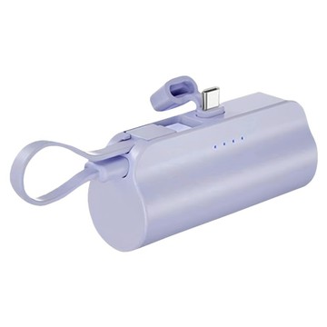 HPOWER 直插式TYPE-C行動電源 5000mAh 原廠保固  PHP-137TC  紫色