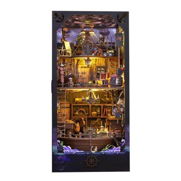 佳特diy小屋SL16亞丁號 立體書立模型 手工拼裝創意生日禮物擺件