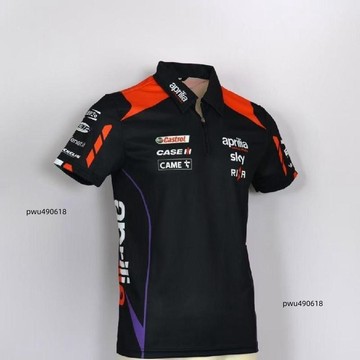臺灣出貨 2026新款騎行服阿普利亞速乾衣POLO衫短袖賽車服車隊服機車服速幹