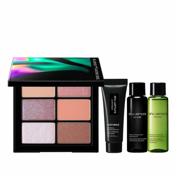 shu uemura x shavonne wong 藝術家聯名系列6色眼影盤組