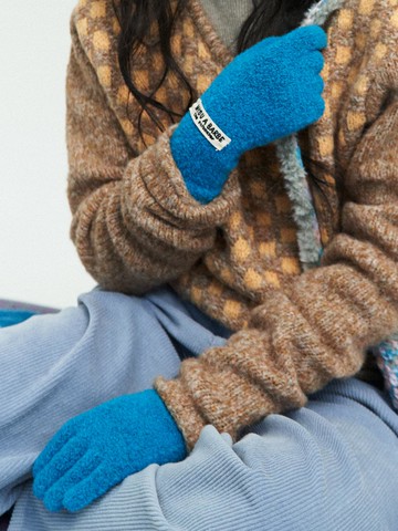 Pure Wool Winter Monster Gloves [Teal]