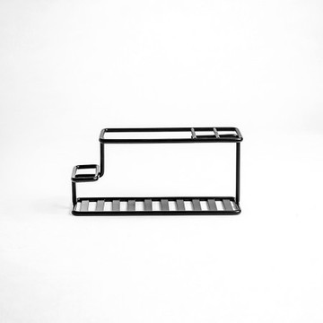 INK鐵製烤漆牙刷架 黑