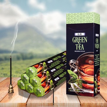 [綺異館] 印度線香GR GREEN TEA 綠茶 熱賣品！ 印度香 薰香