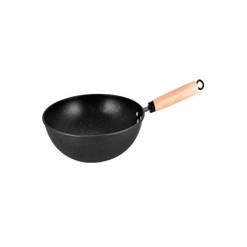 麥飯石三件套鍋具套裝 炒鍋湯鍋煎鍋銀行活動禮品鍋 平底不粘鐵鍋