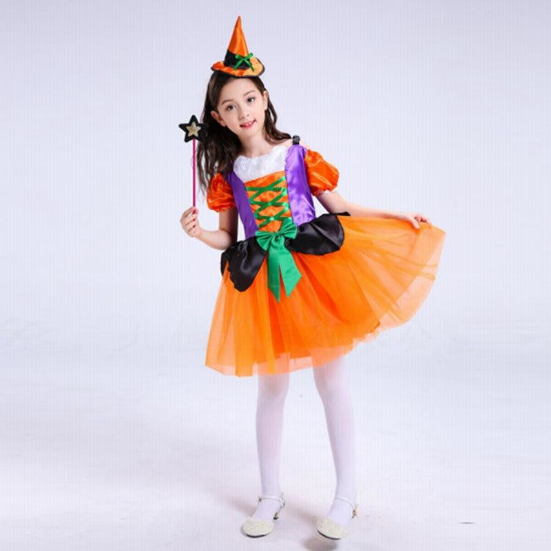 新品 ☆ ハロウィン コスプレ 骨 セットアップ カラフル 女の子 L 140② - 3