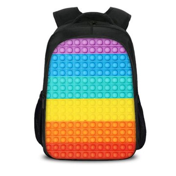 青少年學生動漫印花書包圖案不能按壓滅鼠先鋒男女雙肩背包旅行包