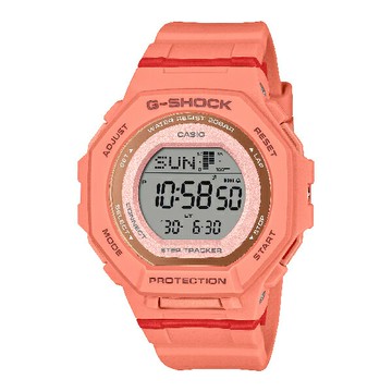 CASIO卡西歐 G-SQUAD GMD-B300SC-4 休閒風格計算步數女士腕錶 珊瑚橙 43.8mm｜樂天全館特惠中★指定刷卡回饋10%