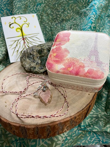 【Purpleme x Mio D.C.P.聯名禮盒】天然石項鍊 X 手作飾品盒