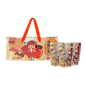 [家速配]【限量】康健生機京東有機板栗禮盒組(6入)(無提袋)