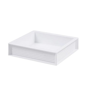 樹德SHUTER哈庫收納盒/SB-1211/125W×113D×33H㎜/白