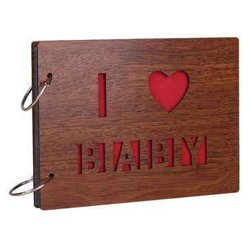 J&K 時尚翻頁式菜單 ILOVEBABY  22 x 16cm  1個