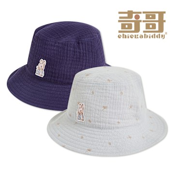 奇哥 比得兔 嬰幼童裝 四季比得胡蘿蔔純棉紗布漁夫帽/帽子(頭圍44-52公分)