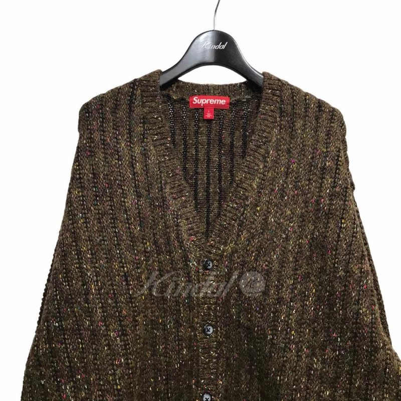 Supreme confetti カーディガン ブラウン Lサイズ Supreme confetti カーディガン ブラウン Lサイズ