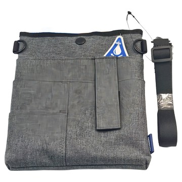 KUTSUWA 薄型防潑水文具收納袋  灰色  1個