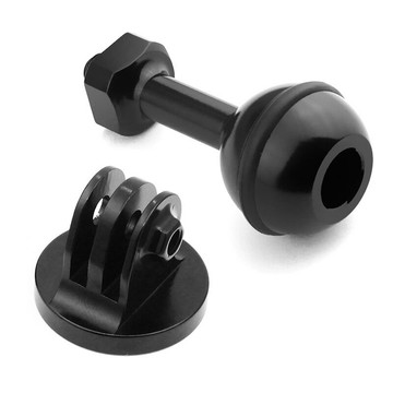 Gopro 全系列小蟻山狗GitUp 單反相機潛水補光燈夾鋁合金球頭