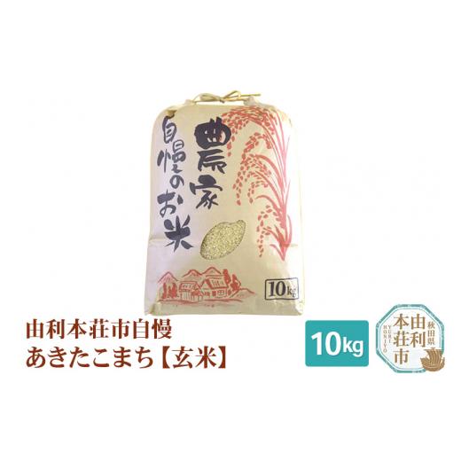 ふるさと納税 秋田県 由利本荘市 米 10kg 玄米 秋田県産 あきたこまち 令和4年産 自慢のお米 10kg