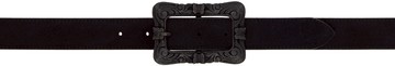 Needles 黑色 Papillon Square Buckle 腰带