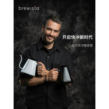 Brewista五代壺手沖壺智能溫控家用快沖咖啡壺不銹鋼細長嘴壺0.8L