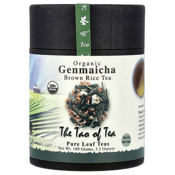 The Tao of Tea, 有機糙米茶，玄米茶，3.5 盎司（100 克）