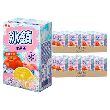TAISUN 泰山 冰鎮水果茶  250ml  48入