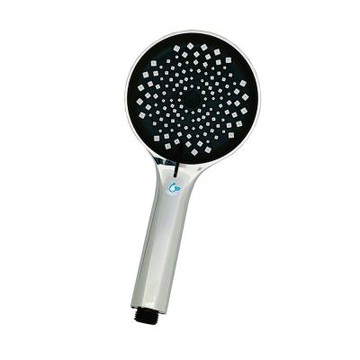 KINGBATH花灑王幾何漩流三段增壓SPA蓮蓬頭1入 飯店級衛浴精品 大噴頭大流量 省水標章 KB-558 環保節能減碳從沖澡開始